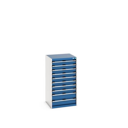 40019075-11V Bott 10 Cabinet, Steel, 1200mm x 650mm x 650mm, Blue