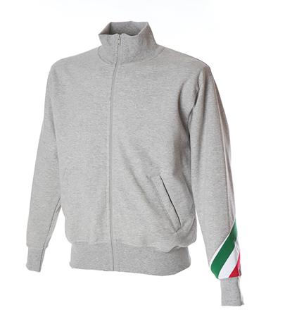 988291-S-MELANGE JRC 988291 Light Grey 100% Cotton Sweat Shirt S