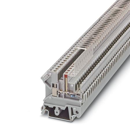 3002076 Phoenix Contact  UK 3-MVSTB-5 Series Grey, 2.5mm², 1-Level, Screw Termination
