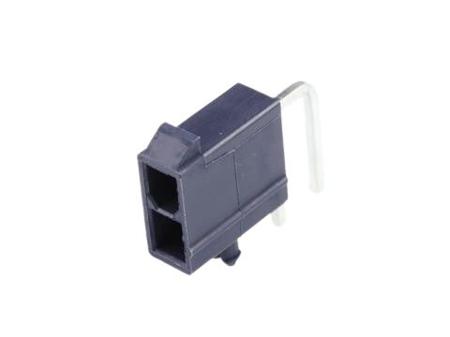 1724480002 Molex 172448 Series Right Angle Through Hole PCB Header, 2 Contact(s), 4.2 mm Pitch, 2 Row, Shrouded