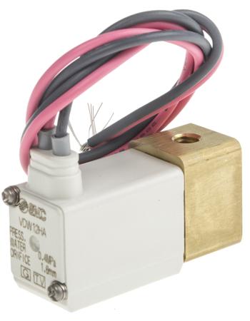 VDW12HA SMC 2/2 Pneumatic Solenoid Valve - Solenoid/Spring One-Touch Fitting 6 mm VDW Series 24V dc