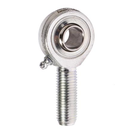BRM 30-00-502 Durbal Forged Steel Rod End, 30mm Bore, 145mm Long, Metric Thread Standard, Male Connection Gender
