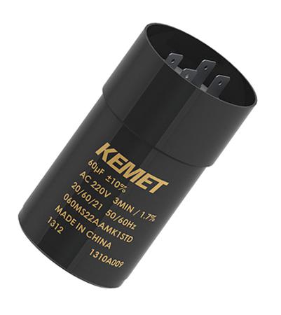 050MD26AAMA1STD KEMET Aluminium Electrolytic Capacitor 50μF 260V ac 39mm Quick Connect moulded MD Series Aluminium Electrolytic
