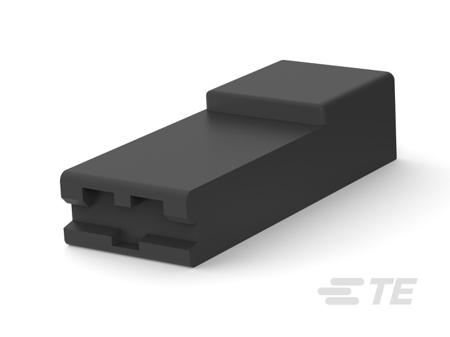 926539-3 TE Connectivity, 92653 1 Way Polyamide Crimp Terminal Housing, Black