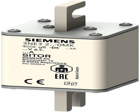 3NE3218 Siemens size NH1 Square Body Fuse, aR, 1kV