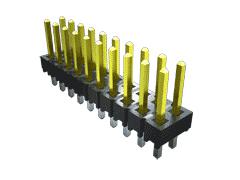 TSW-105-08-T-D-RA Samtec TSW, 2.54mm Pitch, 10 Way, 2 Row, Right Angle Pin Header, Through Hole