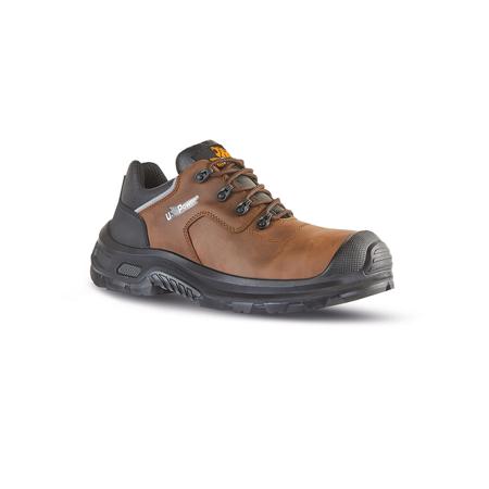 0RI21014-48 UPower MOSKA Unisex Black Composite Toe Capped Safety Shoes, UK 13, EU 48