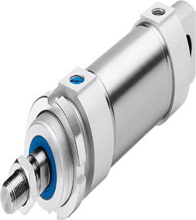 ESNU-50-10-P-A Pneumatic Piston Rod Cylinder - ESNU-50-10, 50mm Bore, 10mm Stroke, ESNU Series, Single Acting