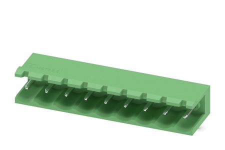 1759088 Phoenix Contact, 5.08mm Pitch, MSTB 2.5/ 9-G-5.08, 9 Way, Right Angle, Pluggable Terminal Block, Header, Solder
