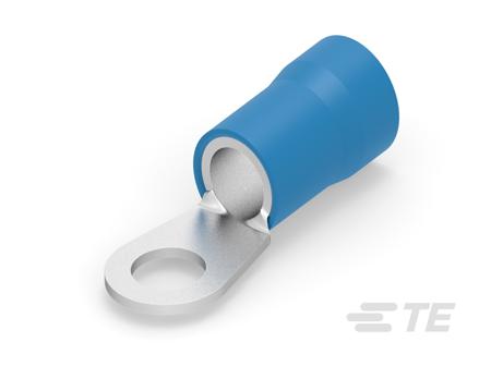 52289 TE Connectivity, PlastiGrip Insulated Ring Terminal, M12 (1/2) Stud Size, Blue