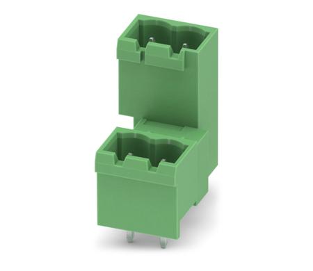 1845332 Phoenix Contact, 5.08mm Pitch, MDSTBVA 2.5/ 2-G-5.08, 2 Way, Pluggable Terminal Block, Header, Solder Termination,