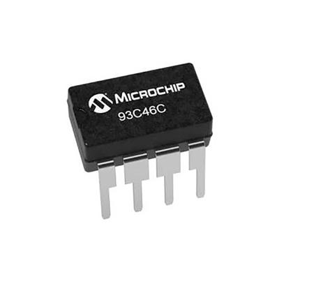 93C46C-I/P Microchip ,  1 kB Serial EEPROM,  200 ns 8-Pin PDIP Serial-Microwire