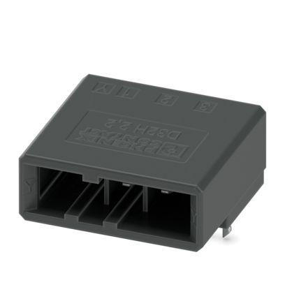 1376494 Phoenix Contact D32H Series Straight Wave Soldering PCB Header, 3 Contact(s), 5.08mm Pitch, 1 Row(s), Shrouded