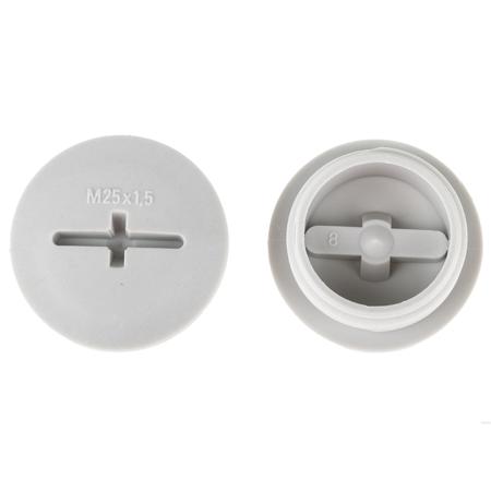 52006130 Lapp Grey M25 Threaded Blanking Plug Fibreglass Nylon, IP54