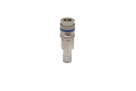325-580 RS PRO Brass, Stainless Steel Female, Male Pneumatic Quick Connect Coupling, 9mm Hose Barb