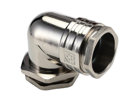 52107840---52103040 Lapp M32 Metallic Nickel Plated Zinc, IP55 Cable Gland With Locknut