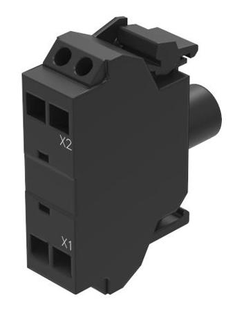 45-320.1E41 EAO 45 Series Light Block, 6 → 24V ac/dc, Red Light