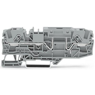 2006-1661 WAGO TOPJOB S Series DIN Rail Terminal Block, 6mm², 1-Level, Push In Termination, CSA