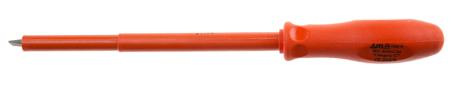 RS_911-1124 ITL Insulated Tools Ltd Flat Long Reach Screwdriver 10 x 1.6 mm Tip, VDE 1000V Approved