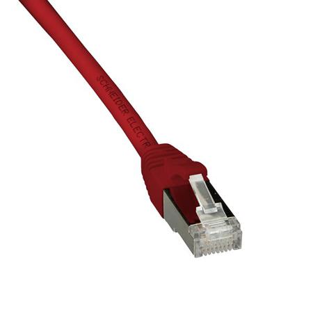 ACTPC6ASFLS10RD Schneider ElectricActassi, 1m Cat6a, Red, S/FTP Shielded, Terminated Polyethylene Sheath
