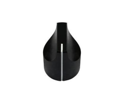 ACCKMP1925NLP14 Vishay 19mm Black Potentiometer Knob for 6.35mm Shaft Round Shaft,