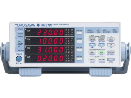 WT310E-Q-C2-EX2-DA4 Yokogawa WT310E-Q-C2/EX2/DA4 Power Meter, 12kW max, 20A ac max, 20A dc max, 600V dc max
