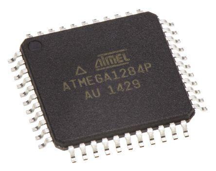 ATMEGA1284P-AU Microchip , 8bit AVR Microcontroller, 20MHz, 128 kB Flash, 44-Pin TQFP