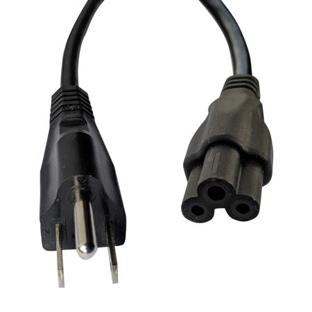 558-968 RS PRO Straight IEC C5 Socket to Straight Plug Power Cord, 2m