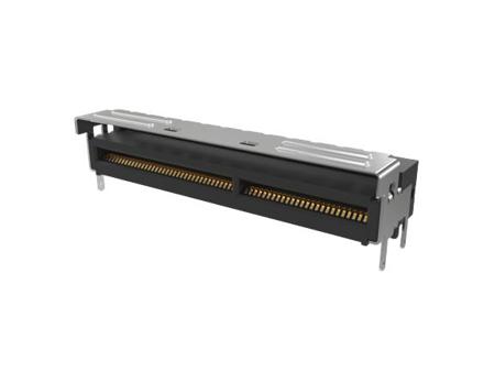 G97R24232HR Amphenol Communications Solutions Right Angle Edge Connector, 74-Contacts, 0.6mm Pitch