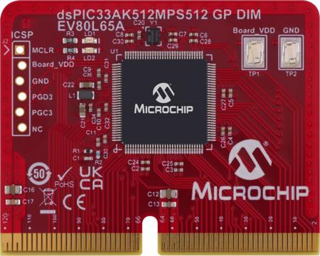EV80L65A Microchip dsPIC33AK512MPS512 Evaluation Kit