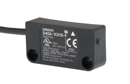D40A-1C015-F Omron - D40A_G9SX-N Non-Contact Door Switch D40A_G9SX-NS Electronic Detection Safety Non Contact Switch, 24 V, 1NO,