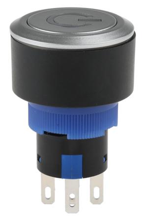 175-8409 1 Pole + Lock + Yellow LED 24V