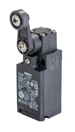D4N-1A20 Omron, Slow Action Safety Limit Switch - Metal, 1NO/1NC, Roller Lever, 240V, IP67