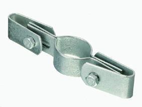 415-7043 RS Pro Cast Iron Round Tube Panel Clip, 33.7mm OD