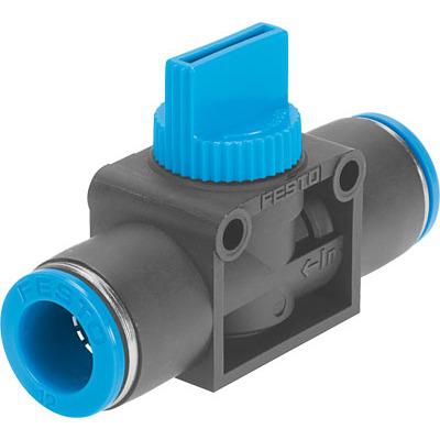 HE-3-QS-3-8-U Festo 3/8 in Pneumatic Shut-Off Valve, 707.4L/min
