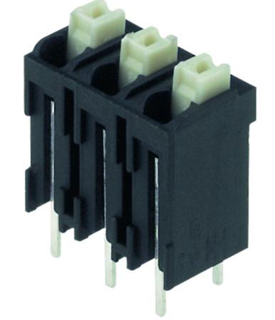 1826060000 Weidmuller LSF Series PCB Terminal Block, 3-Contact, 5.08mm Pitch, Surface Mount, 1-Row, Through Hole Termination