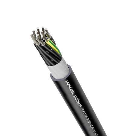 0026544 Lapp Olflex Robust Control Cable, 12 Cores, 0.5 mm², Unscreened, Black Thermoplastic Elastomers TPE Sheath, 20 AWG