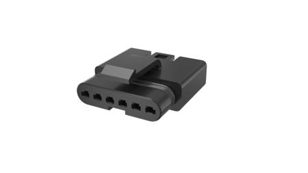 FLHS4100 Amphenol Communications Solutions  Series Straight Wire Mount PCB Socket, 4-Contact, 1-Row, 2.5mm Pitch, Crimp
