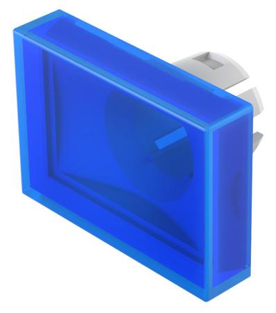 51-903.6 EAO Blue Rectangular Push Button Lens for Use with Push Button