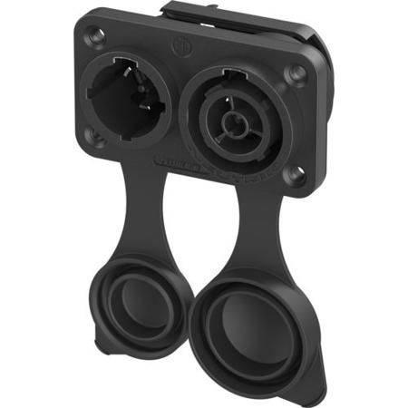 NAC3PX-TRUE1 Neutrik Europe Mains Plug & Socket, 16A Black, Cable Mount Polyamide Plug-In, 250 V