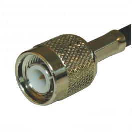 122108 Amphenol RF, Plug Cable Mount TNC Connector, 50Ω, Crimp Termination, Straight Body