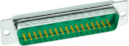 09695117247 HARTING 24 Way Panel Mount D-sub Connector Plug