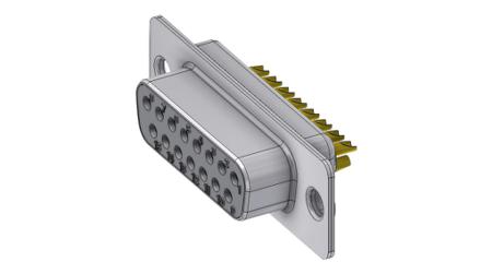 DTS15SZ-2 Deltron DTS 15 Way Horizontal D-sub Connector Socket