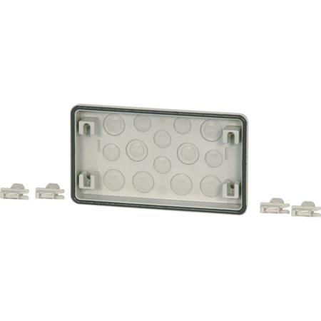090798 FL3-2 Eaton xEnergy Safety Ci Series Plastic Mounting Plate, 23mm H, 205mm W, 115mm L for Use with 250 mm Enclosure,