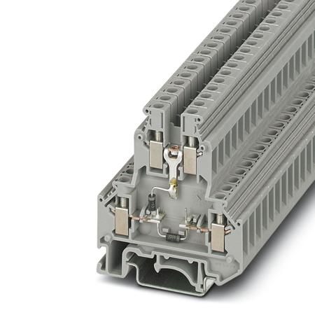 2791142 Phoenix Contact  UKK 5-2DIO/UL-O/UL-UR Series Grey, 4mm², 2-Level, Screw Termination