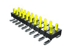 TMM-112-01-L-D Samtec TMM, 2mm Pitch, 24 Way, 2 Row, Vertical Pin Header, Through Hole