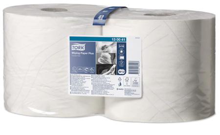 130041 Tork Centrefeed of 1 White Tork Wiping Paper Plus Paper Wipes