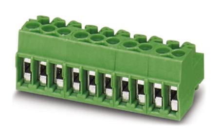 1984167 Phoenix Contact, 3.5mm Pitch, PT 1.5/ 2-PVH-3.5-A, 2 Way, Pluggable Terminal Block, Plug, Screw Termination,