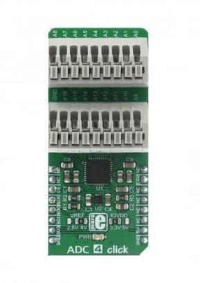 MIKROE-2879 MikroElektronika  ADC 4 Click Development Kit Development Kit