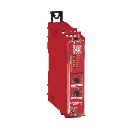 XPSUAB11CP Schneider Electric Harmony XPS/ Preventa XPS XPSU 8 Auxiliary Contacts Safety Relay 24V ac/dc, Single Channel 1 Safety